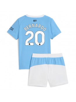 Manchester City Bernardo Silva #20 Dječji Domaci Dres kompleti 2025-26 Kratak Rukavima (+ kratke hlače)